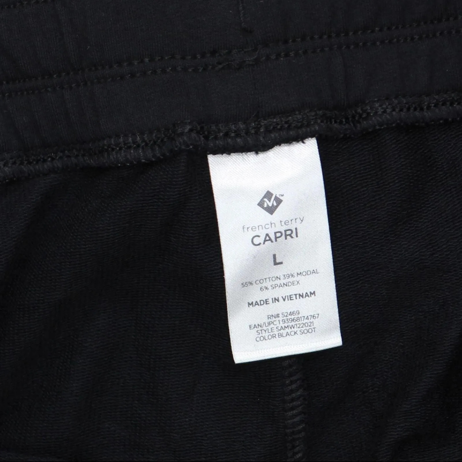 Member's Mark Womens Knit French Terry Capri Pants SAMW122021