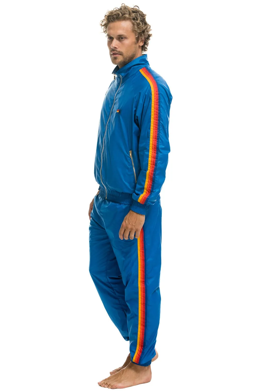 MEN'S 4 STRIPE WIND PANT - SNORKEL BLUE