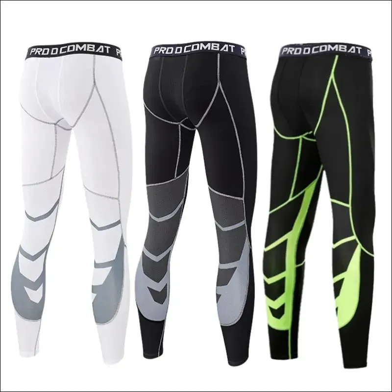 Mens compression sweatpants male tights sport pants for gym fitness running joggings workout