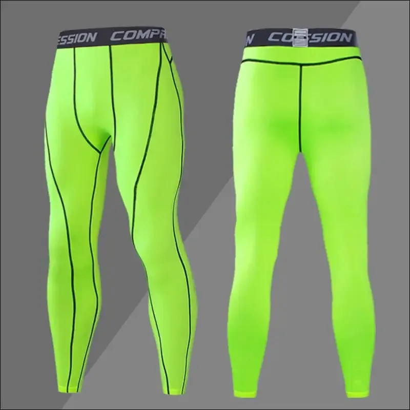 Mens compression sweatpants male tights sport pants for gym fitness running joggings workout