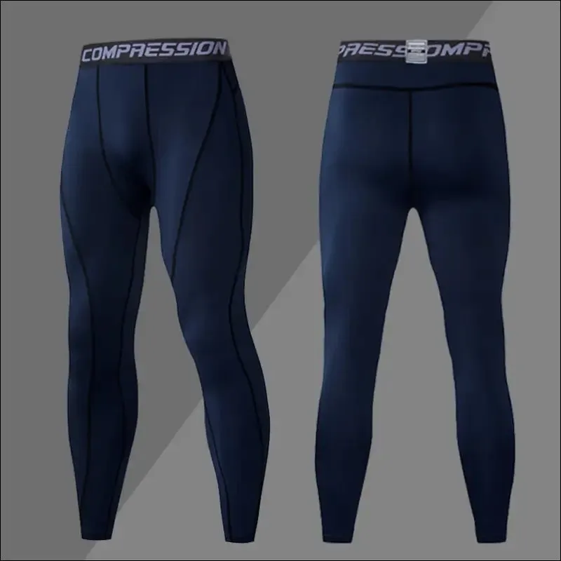 Mens compression sweatpants male tights sport pants for gym fitness running joggings workout