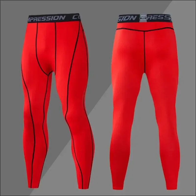 Mens compression sweatpants male tights sport pants for gym fitness running joggings workout