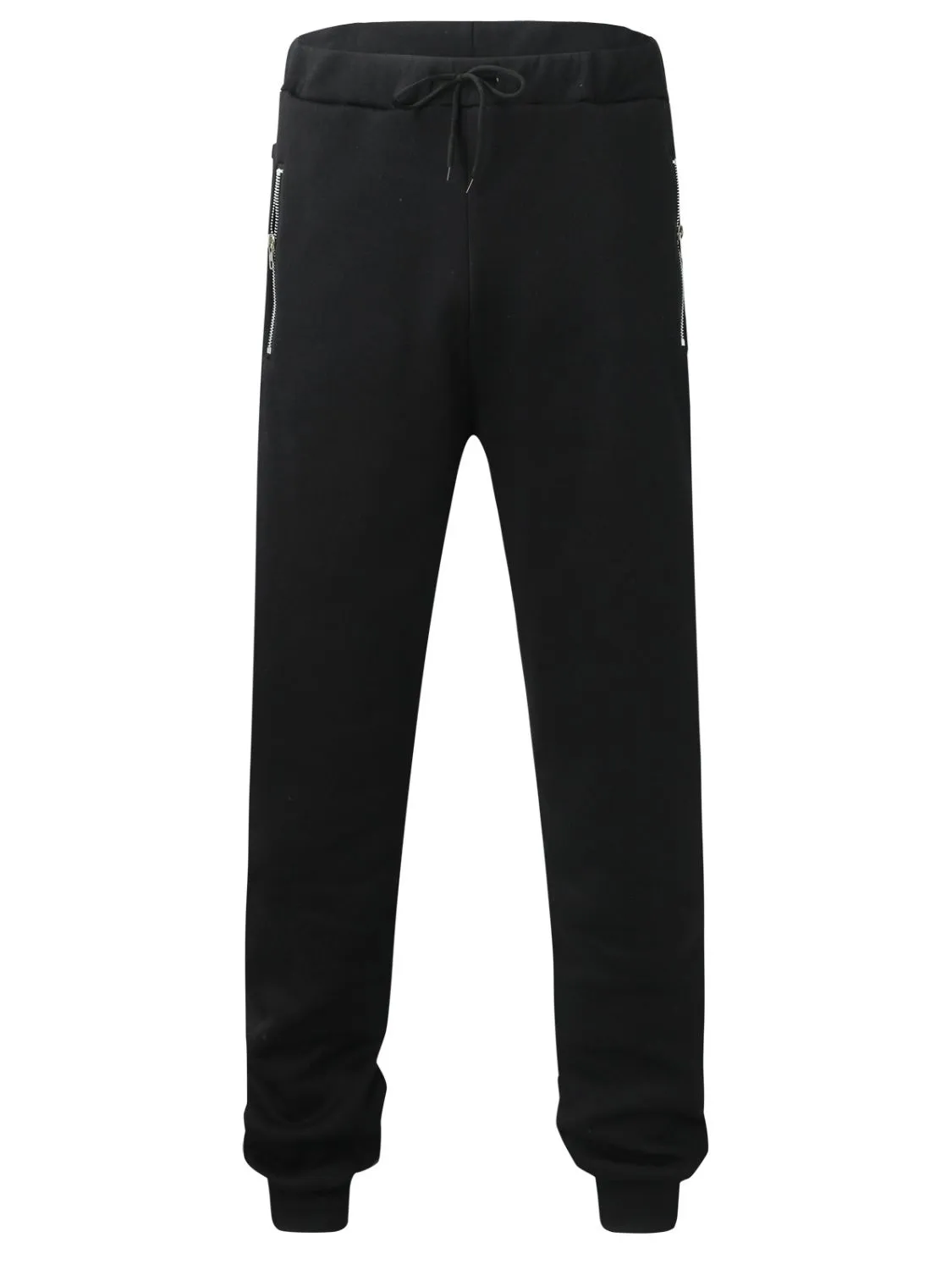 Men's Full Size Drawstring Pants with Pockets Plus Size
