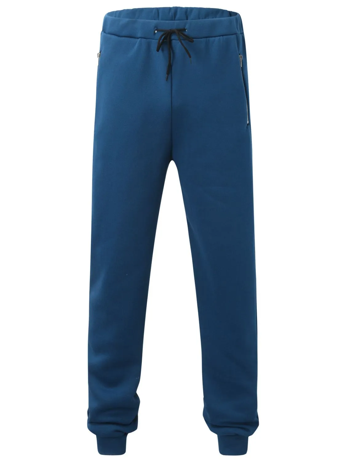 Men's Full Size Drawstring Pants with Pockets Plus Size