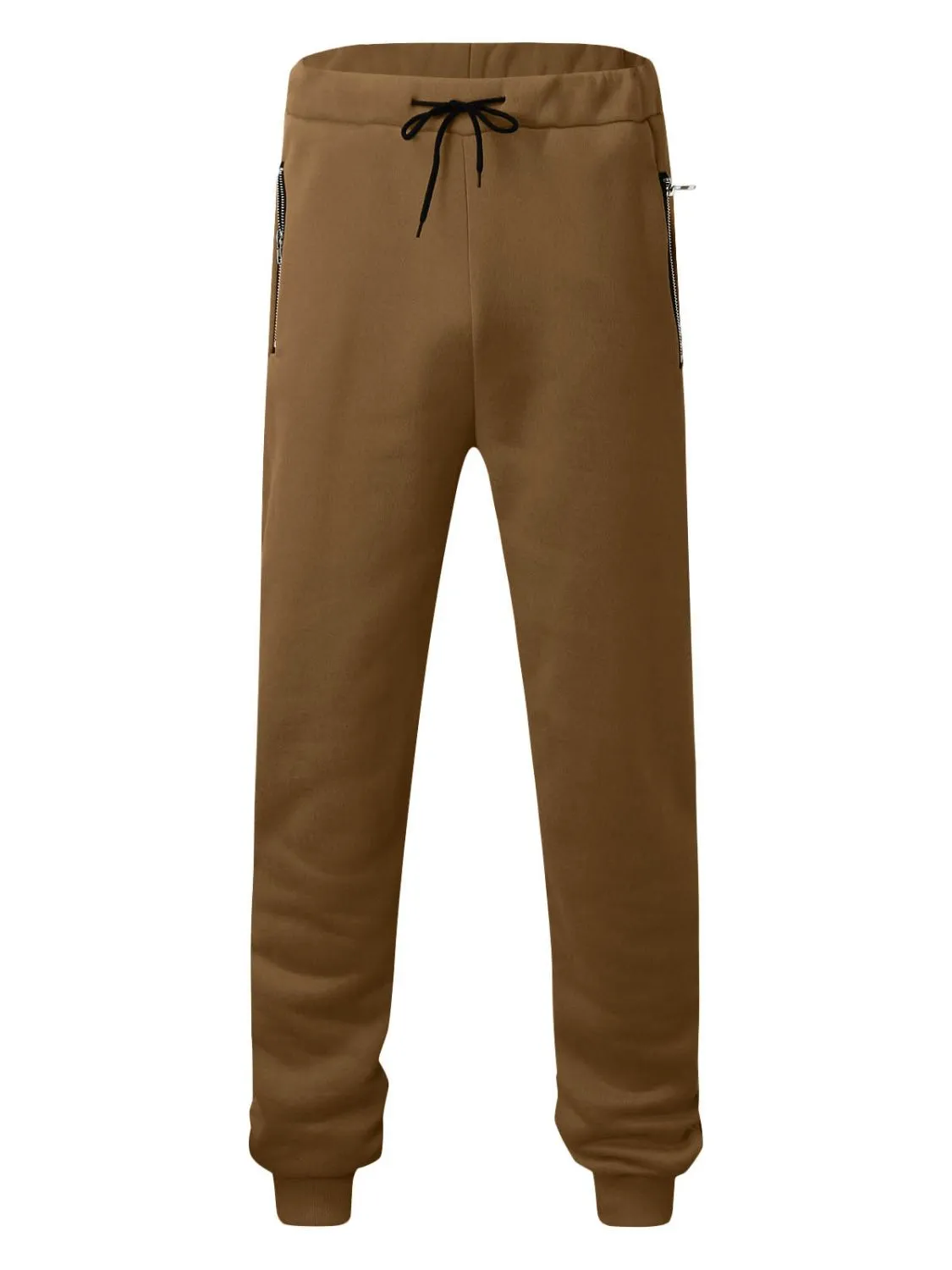 Men's Full Size Drawstring Pants with Pockets Plus Size