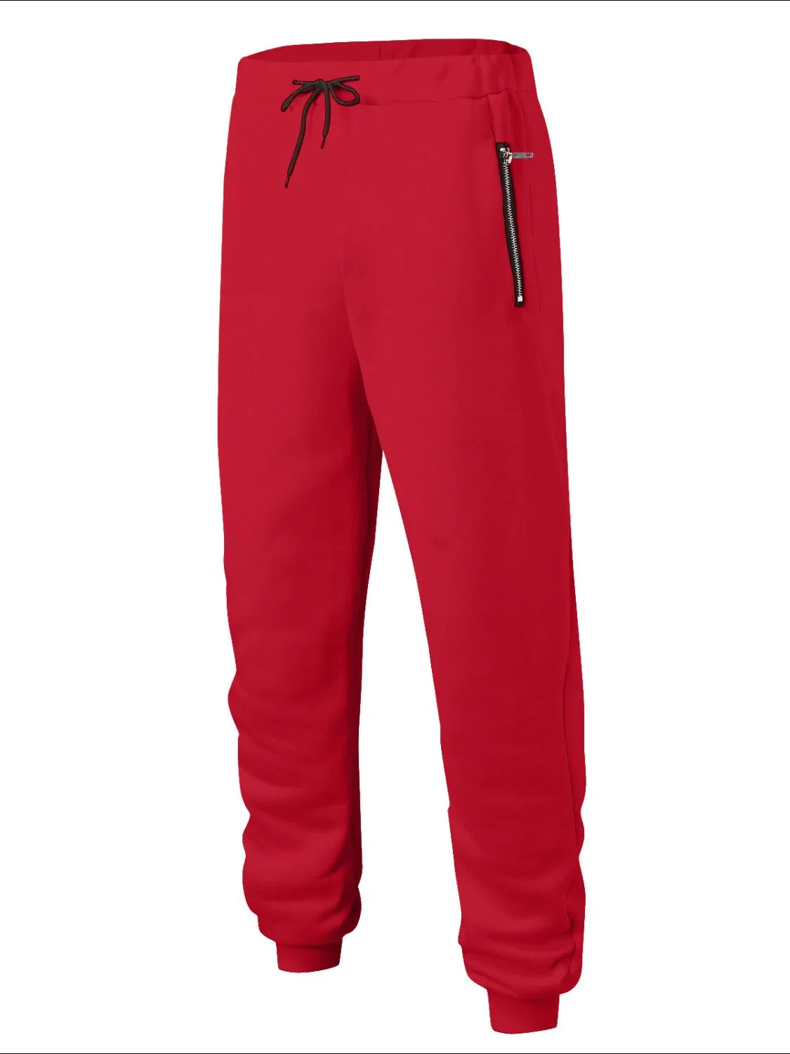 Men's Full Size Drawstring Pants with Pockets Plus Size