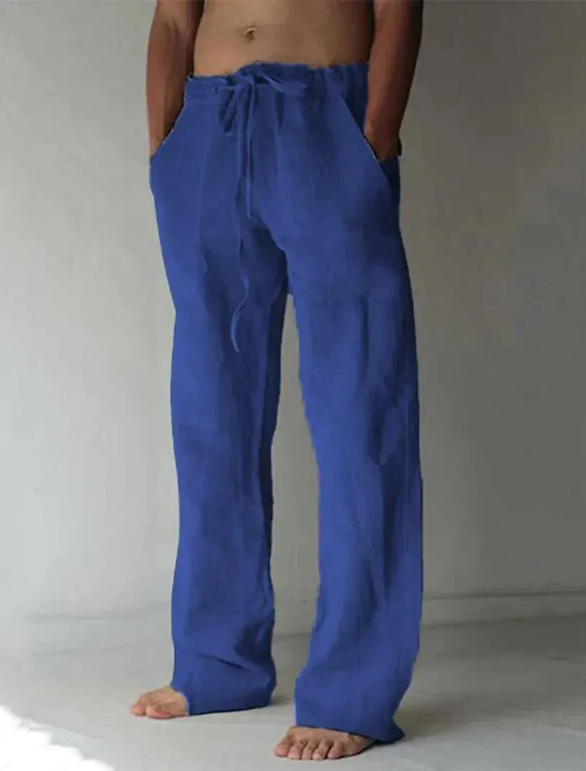 Men's Linen Baggy Trousers: Arthur