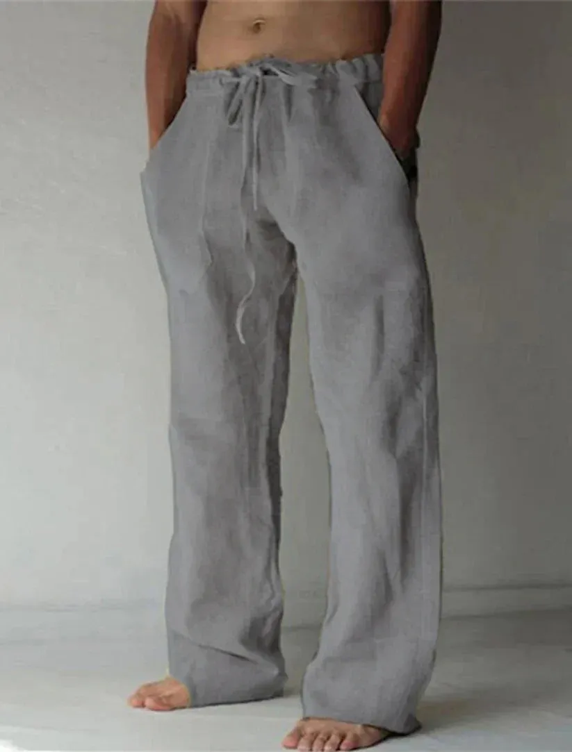 Men's Linen Baggy Trousers: Arthur