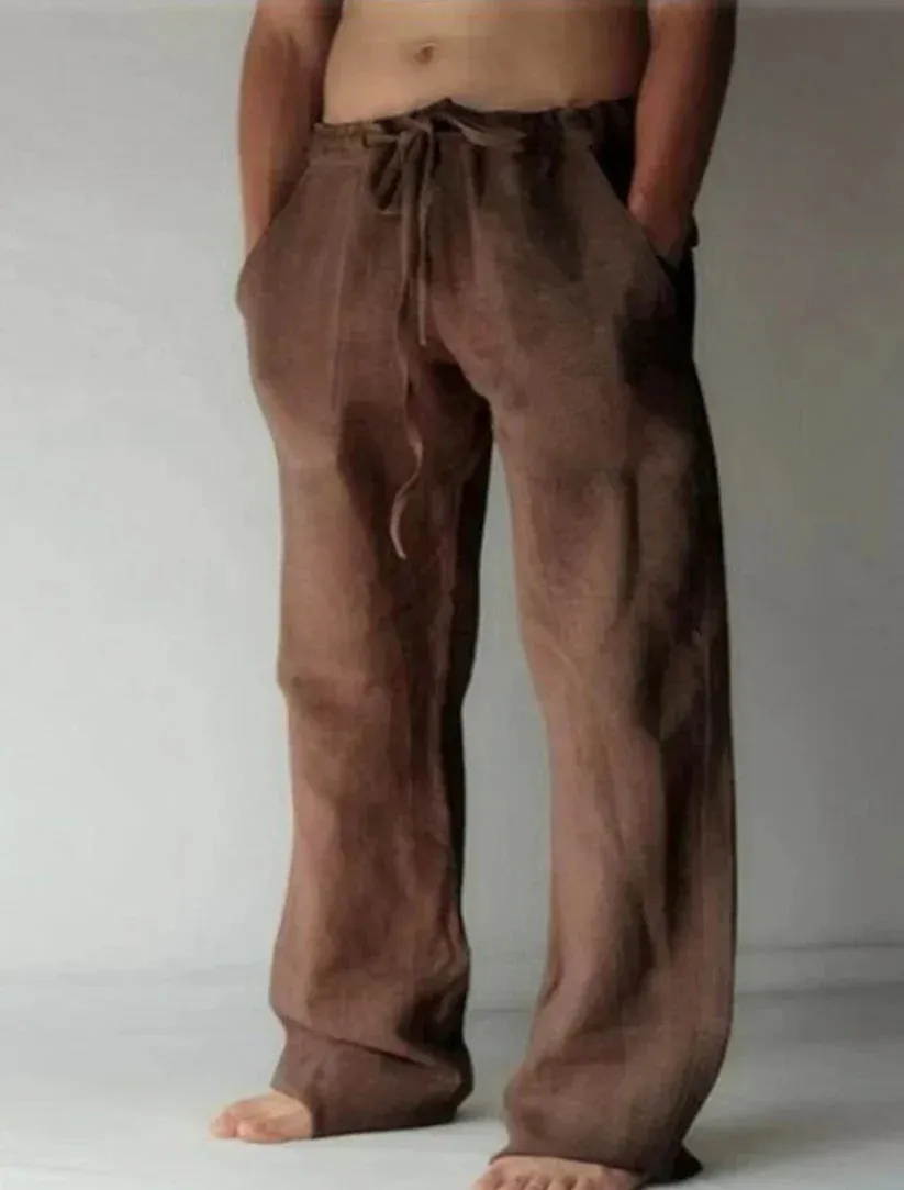 Men's Linen Baggy Trousers: Arthur