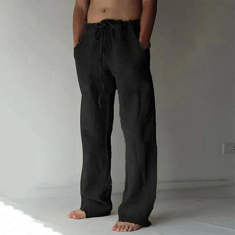 Men's Linen Baggy Trousers: Arthur