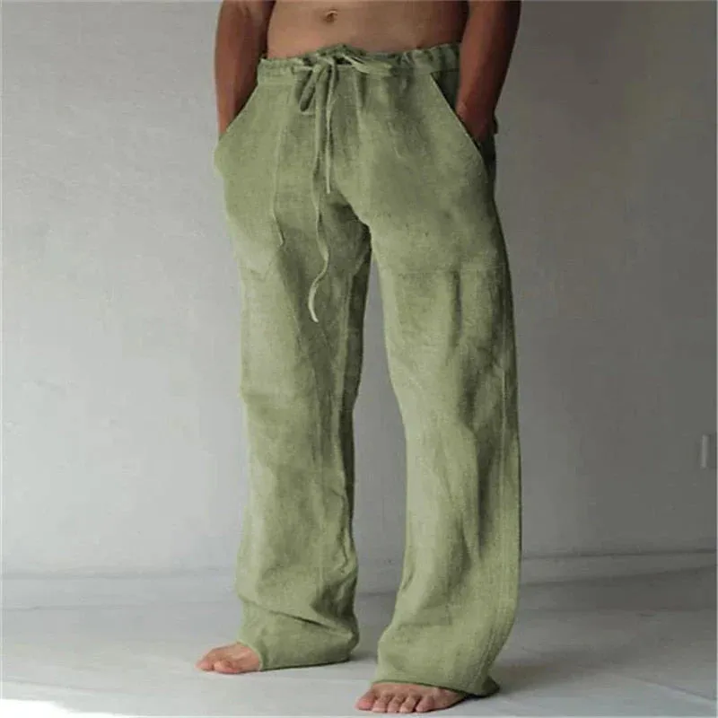 Men's Linen Baggy Trousers: Arthur