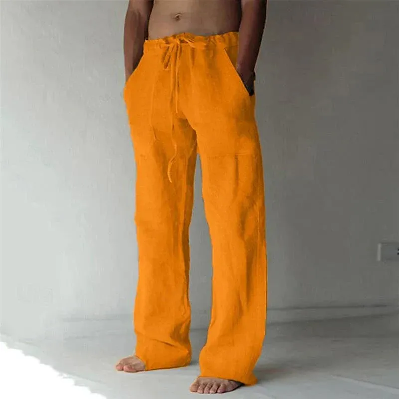 Men's Linen Baggy Trousers: Arthur