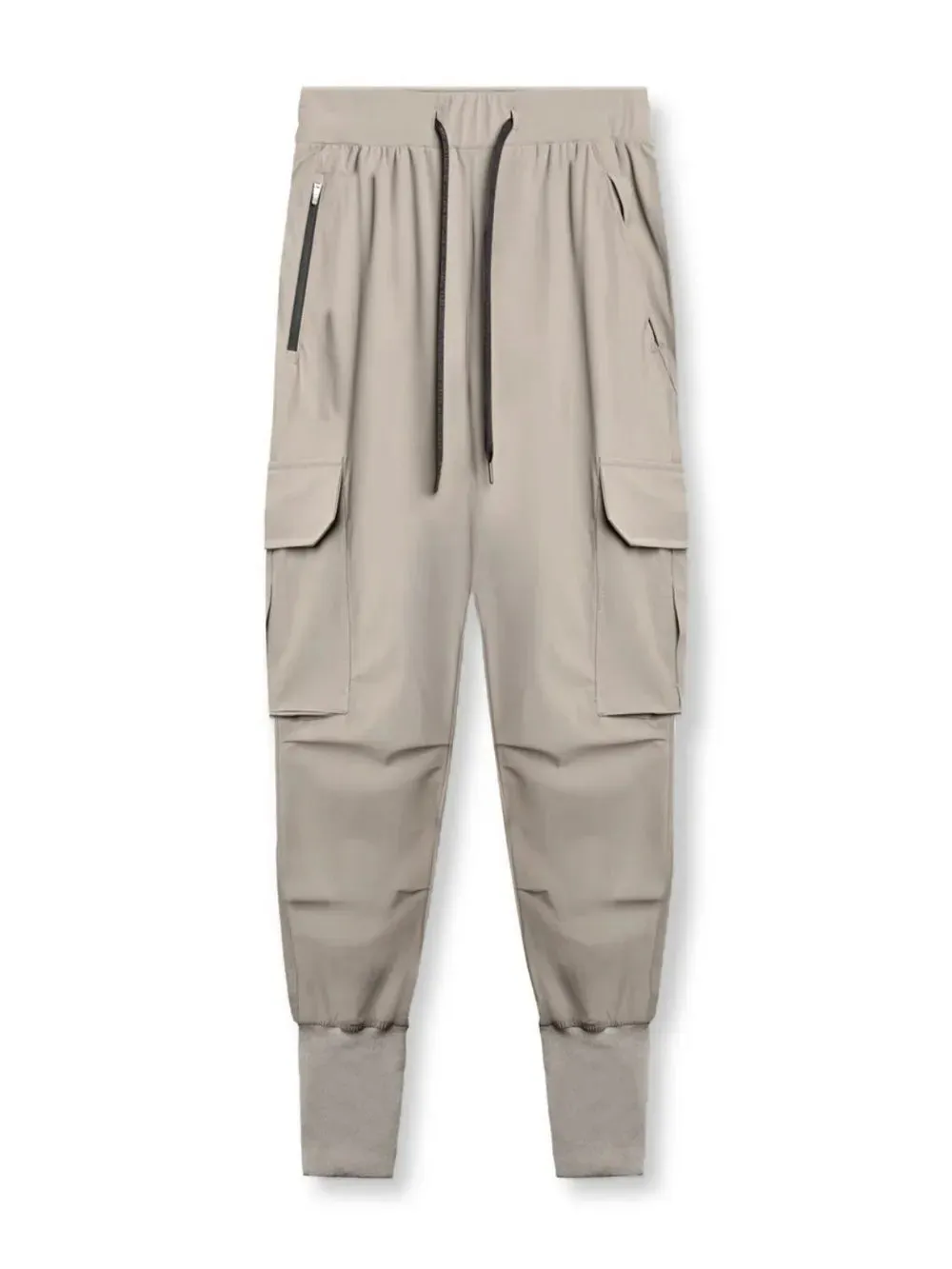 Men's Plus Size Drawstring Joggers with Pockets