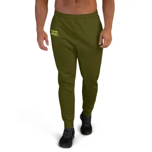 Men's  Premium Joggers-Urban Logo Karaka Green