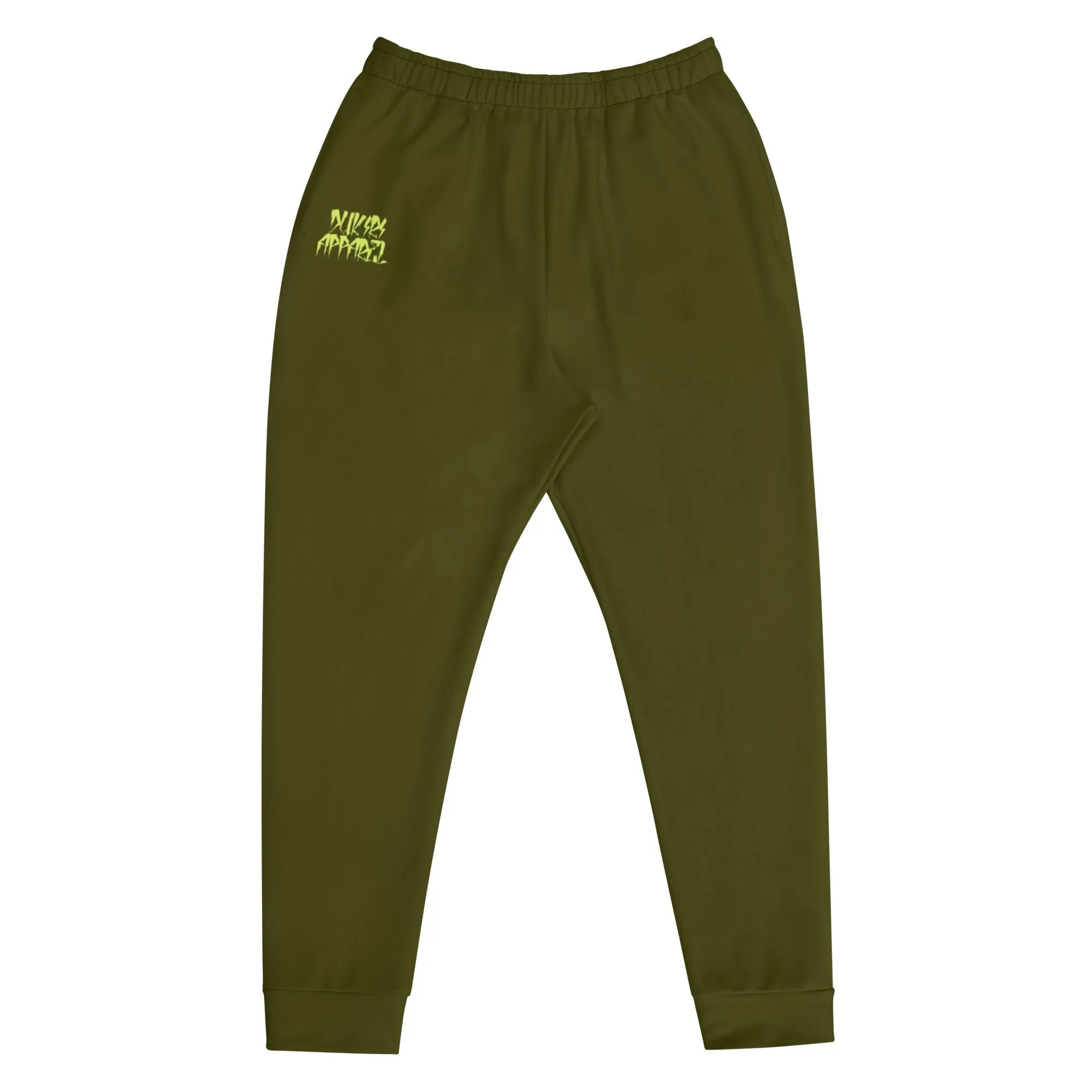Men's  Premium Joggers-Urban Logo Karaka Green