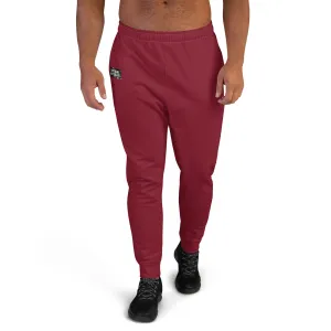 Men's Slim Fit Premium Burgundy Joggers