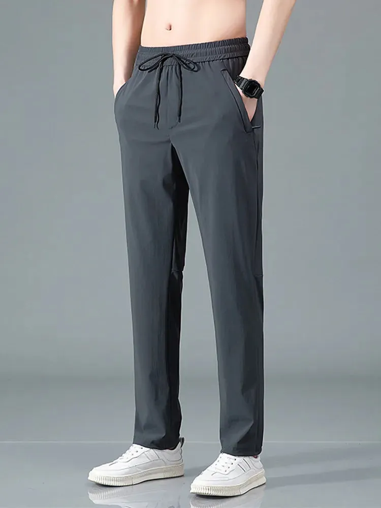Men's Stretch Sport Sweatpants with Zip Pockets
