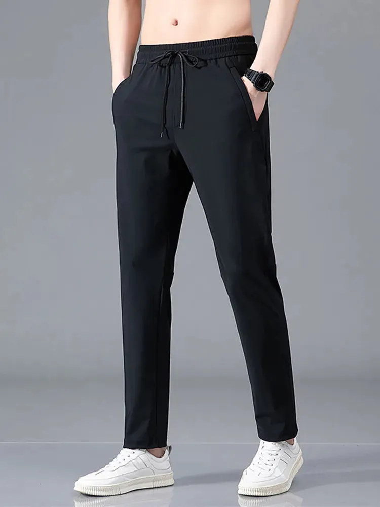 Men's Stretch Sport Sweatpants with Zip Pockets