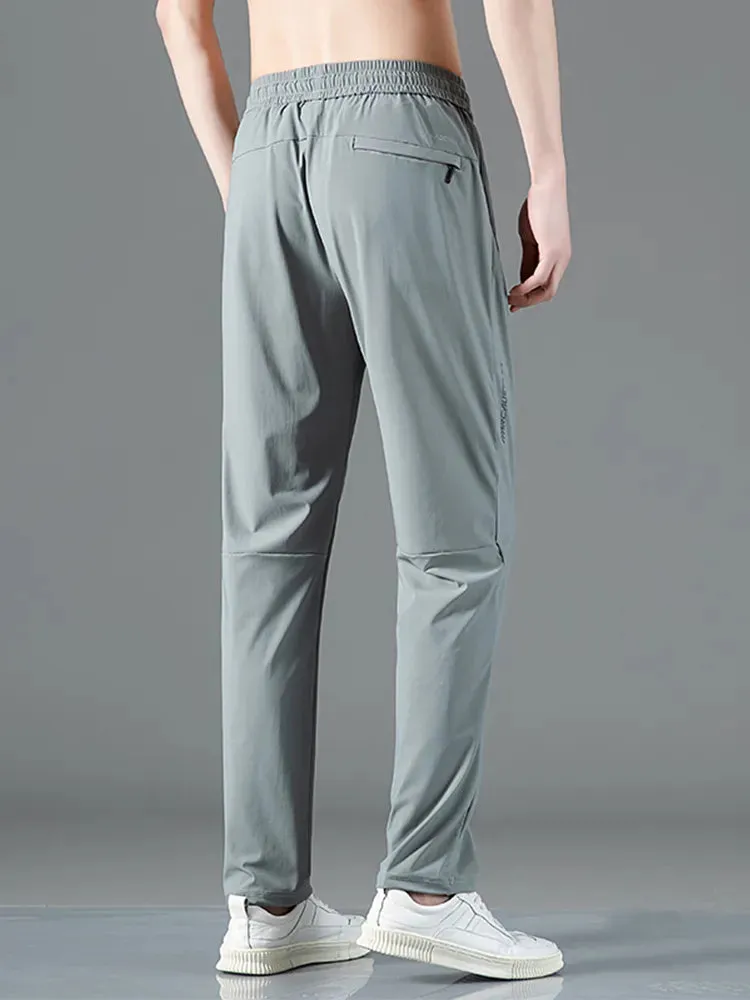 Men's Stretch Sport Sweatpants with Zip Pockets