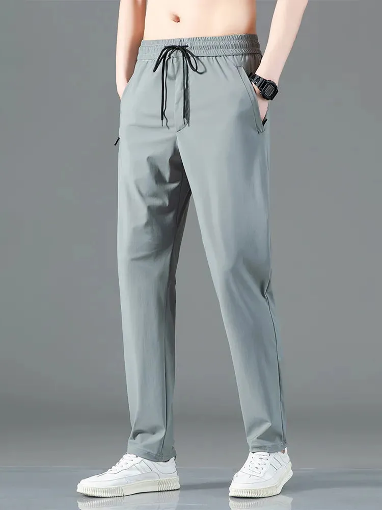 Men's Stretch Sport Sweatpants with Zip Pockets