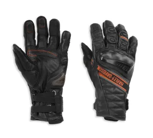 Men's Waterproof Passage Adventure Gauntlet Gloves - Black