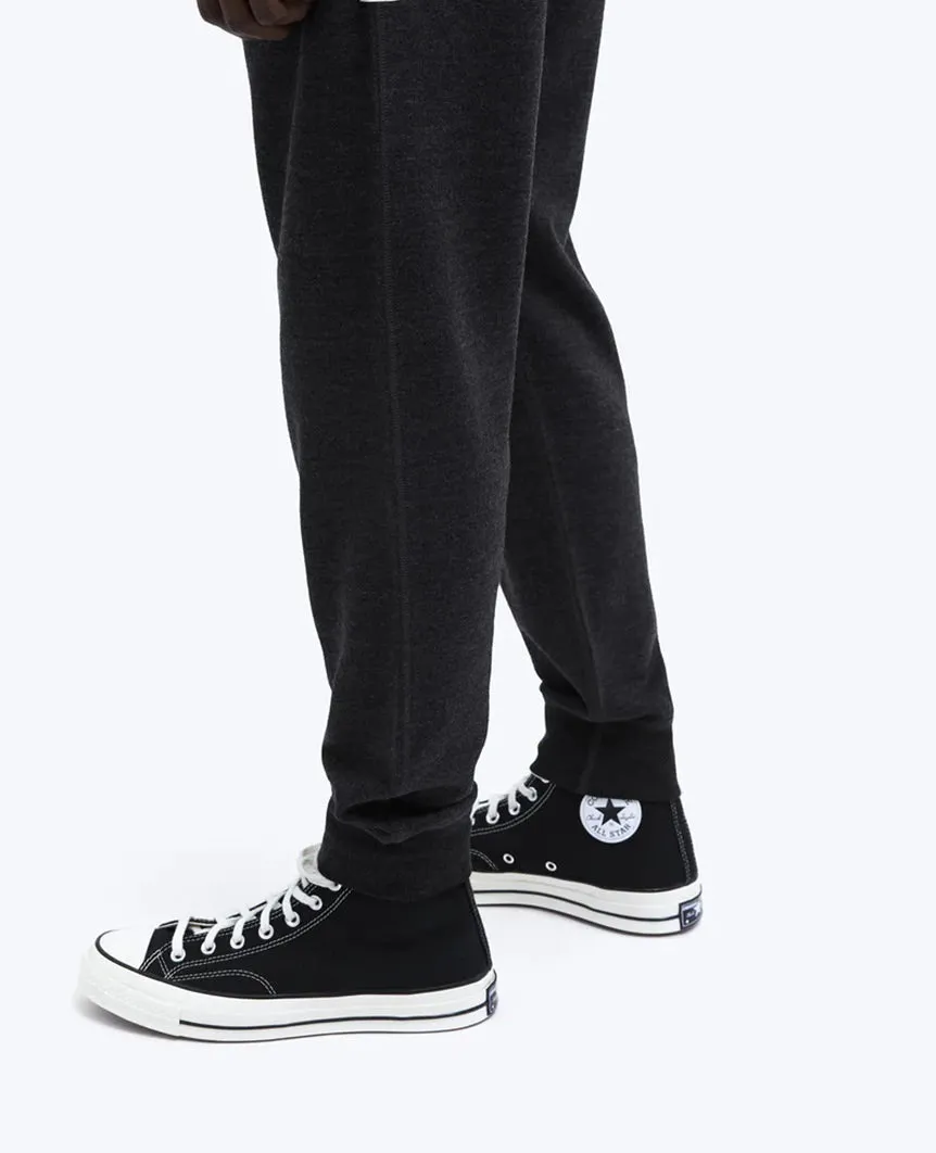 Merino Terry Sweatant Charcoal