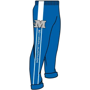 MIDDLESEX WRESTLING Sublimated Grey Sweatpants