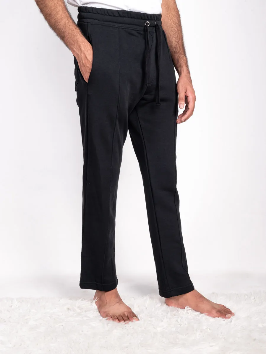 Midnight Black Soft Cotton Joggers pants