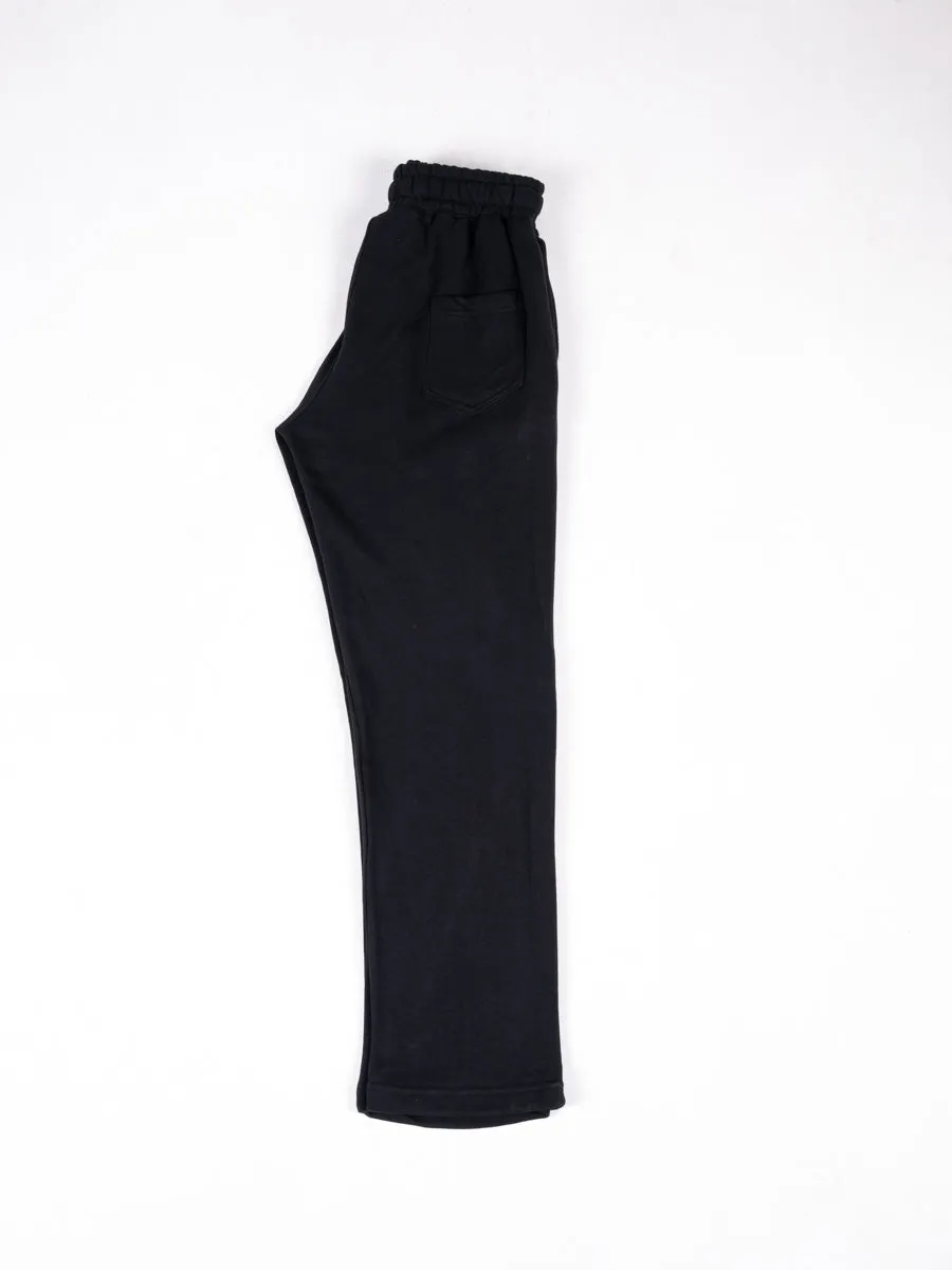 Midnight Black Soft Cotton Joggers pants
