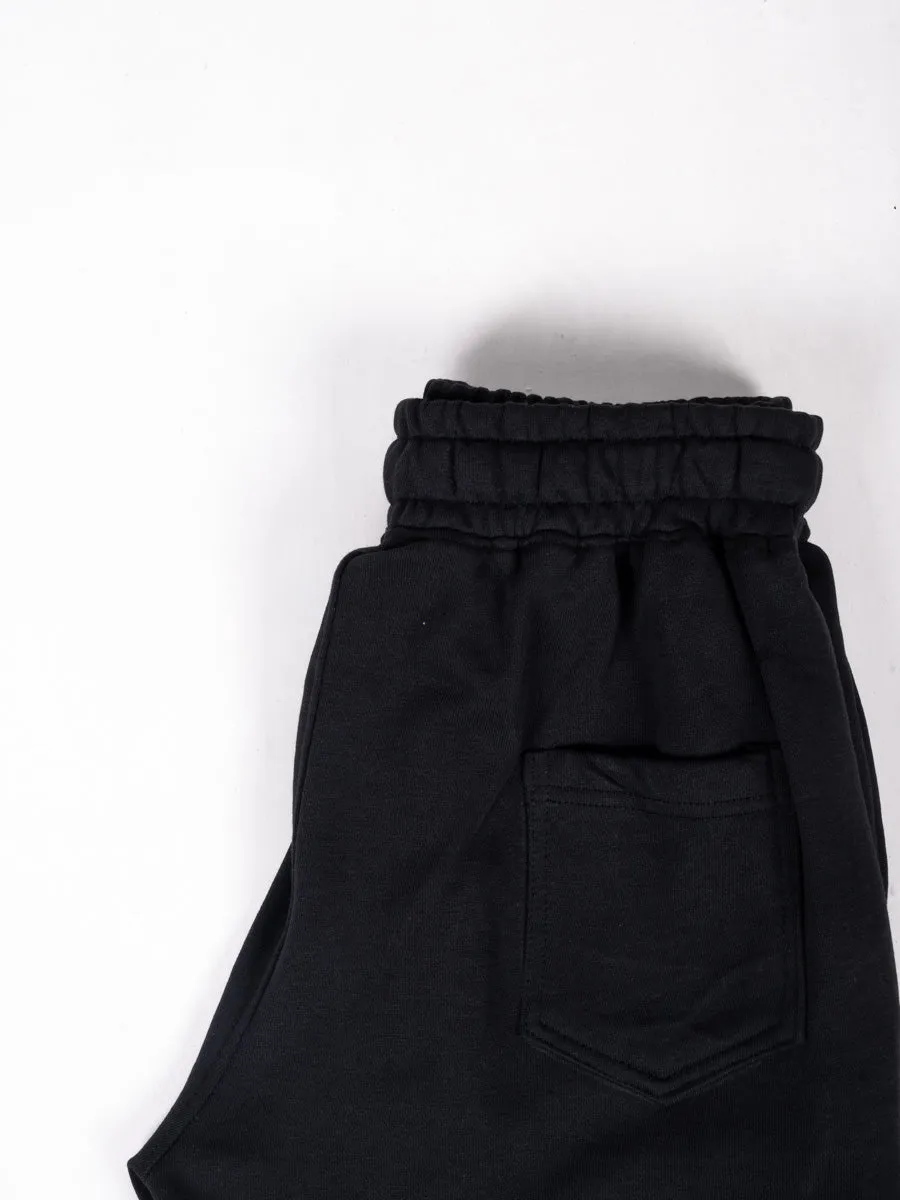 Midnight Black Soft Cotton Joggers pants