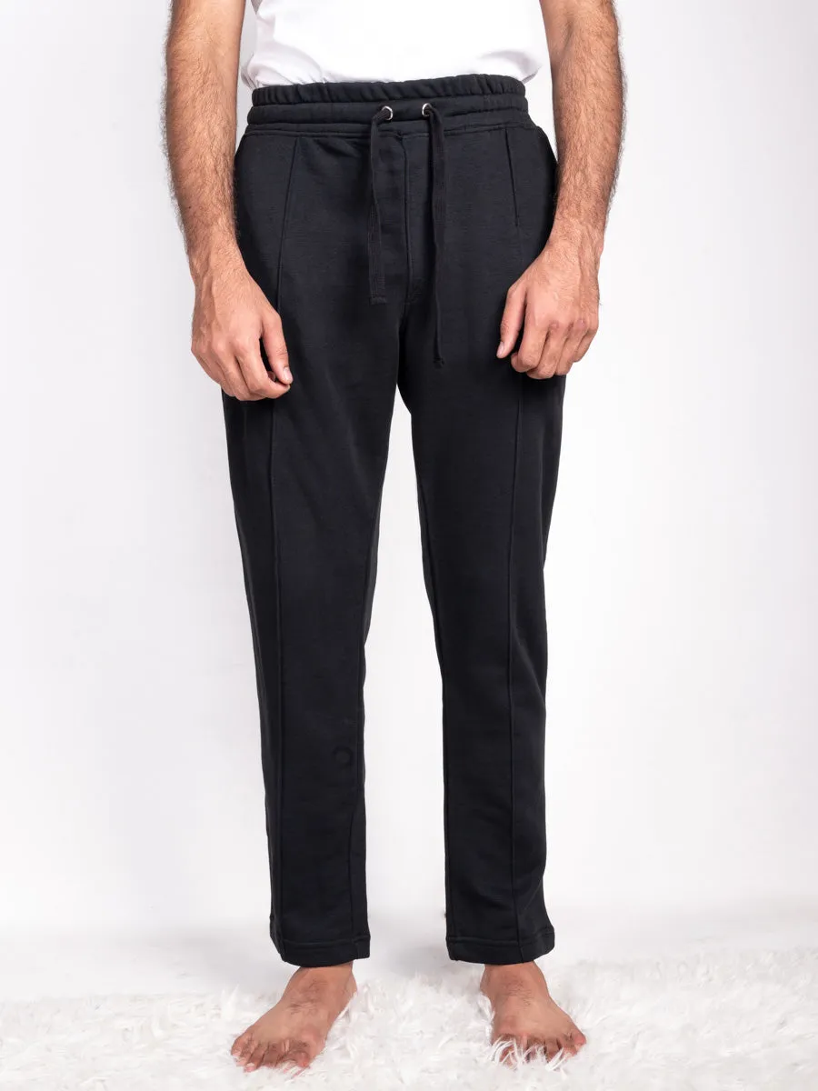 Midnight Black Soft Cotton Joggers pants