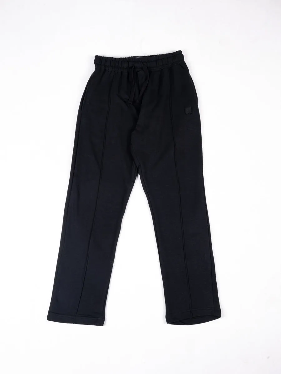 Midnight Black Soft Cotton Joggers pants