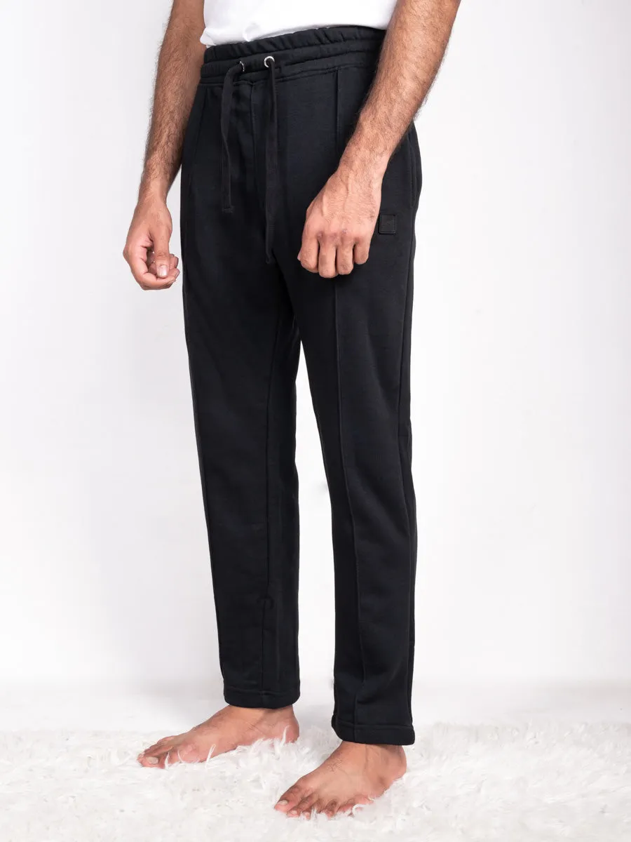 Midnight Black Soft Cotton Joggers pants