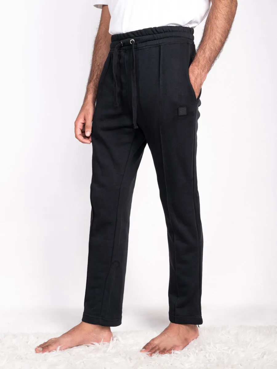 Midnight Black Soft Cotton Joggers pants