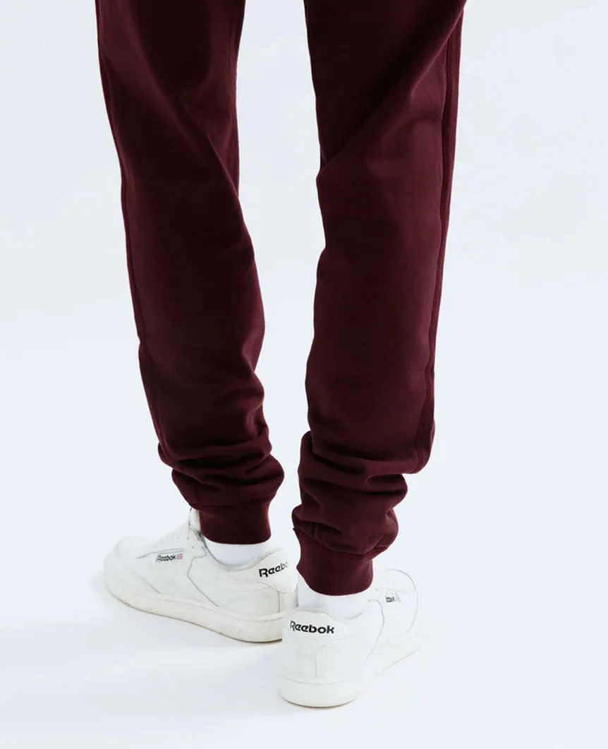Midweight Terry Slim Sweatpant Crimson