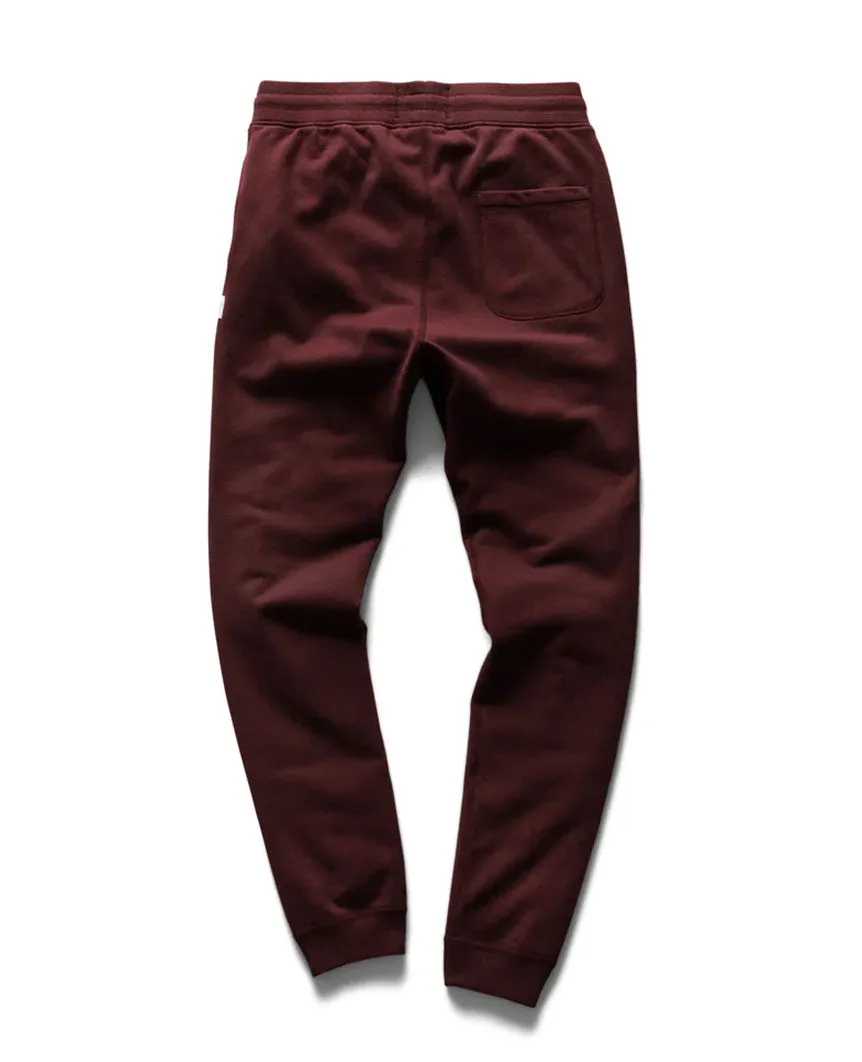 Midweight Terry Slim Sweatpant Crimson