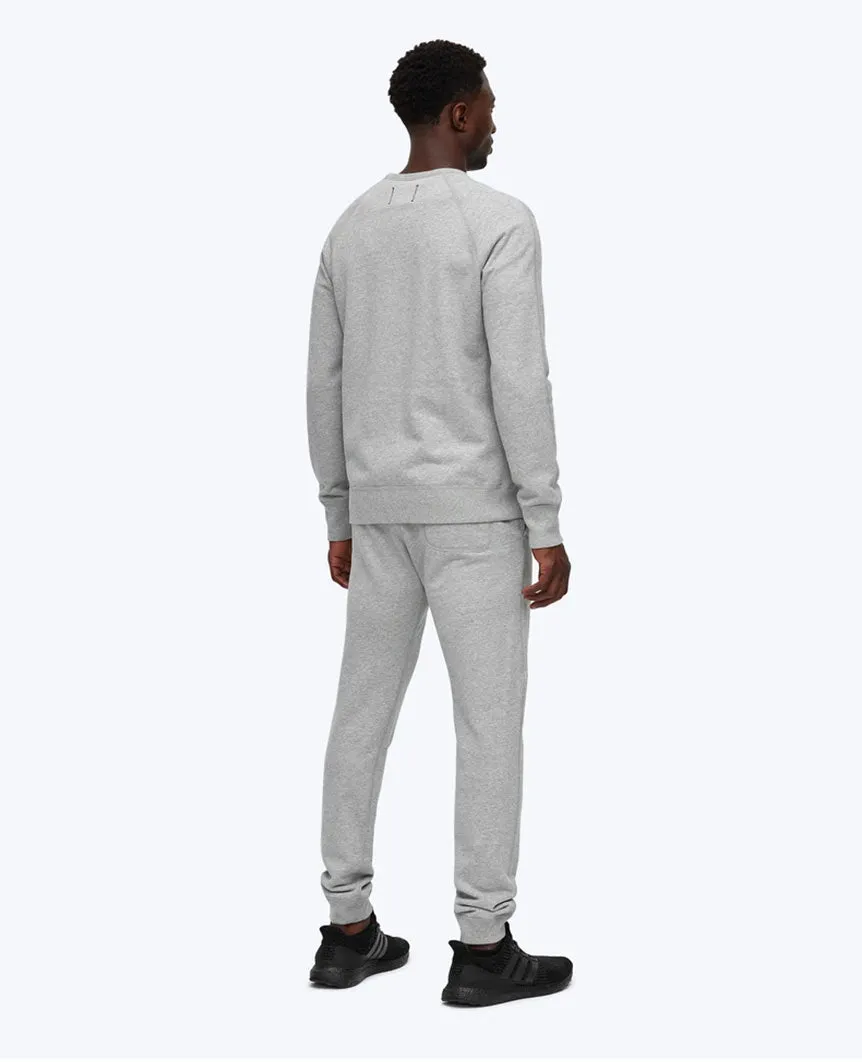 Midweight Terry Slim Sweatpant Heather Grey