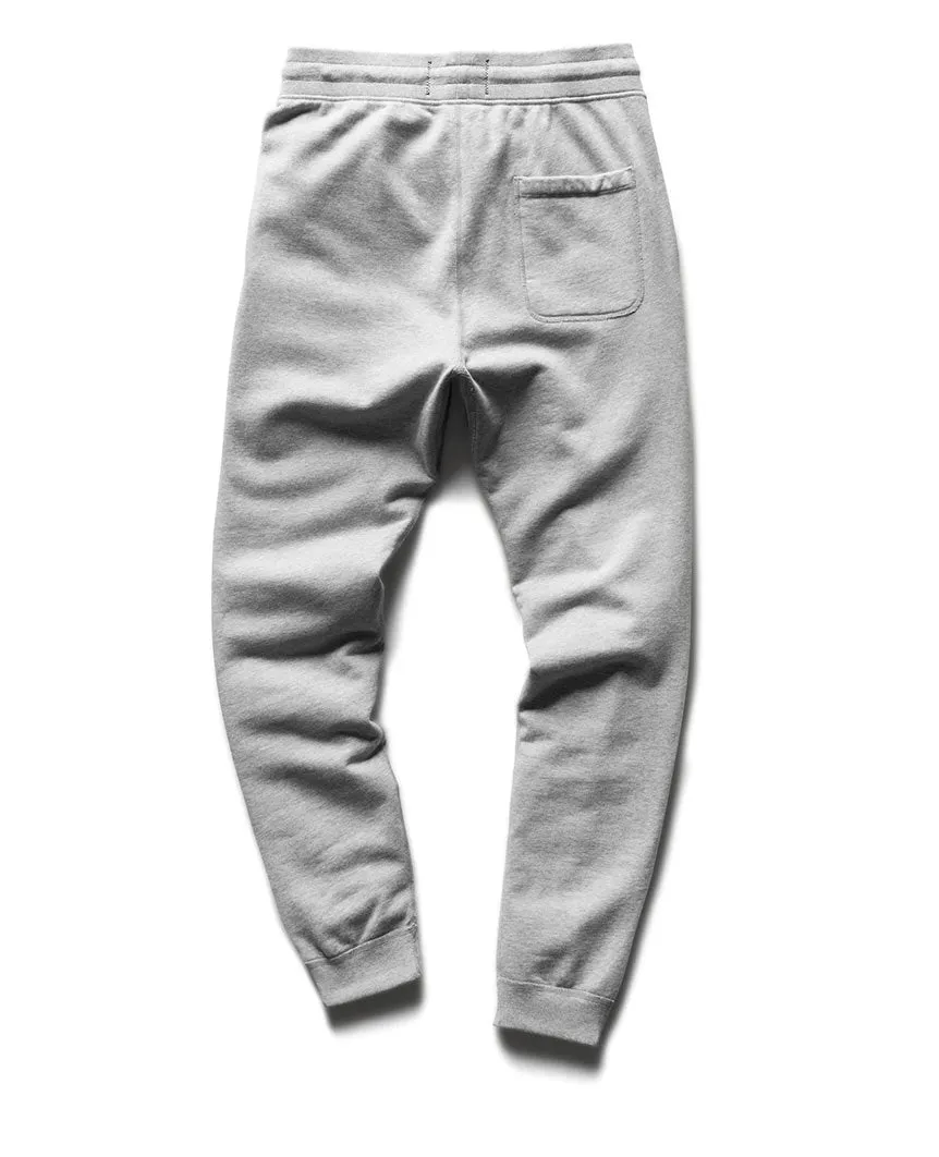 Midweight Terry Slim Sweatpant Heather Grey