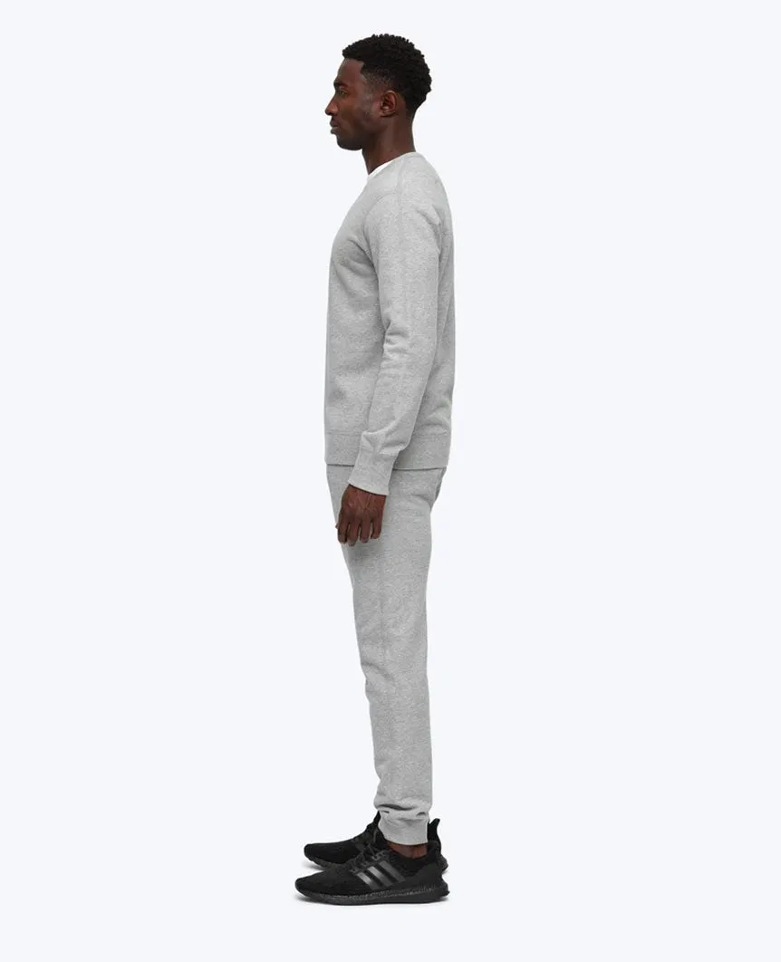 Midweight Terry Slim Sweatpant Heather Grey