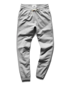 Midweight Terry Slim Sweatpant Heather Grey