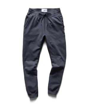 Midweight Terry Slim Sweatpant Midnight