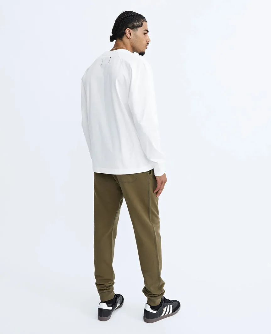 Midweight Terry Slim Sweatpant Moss