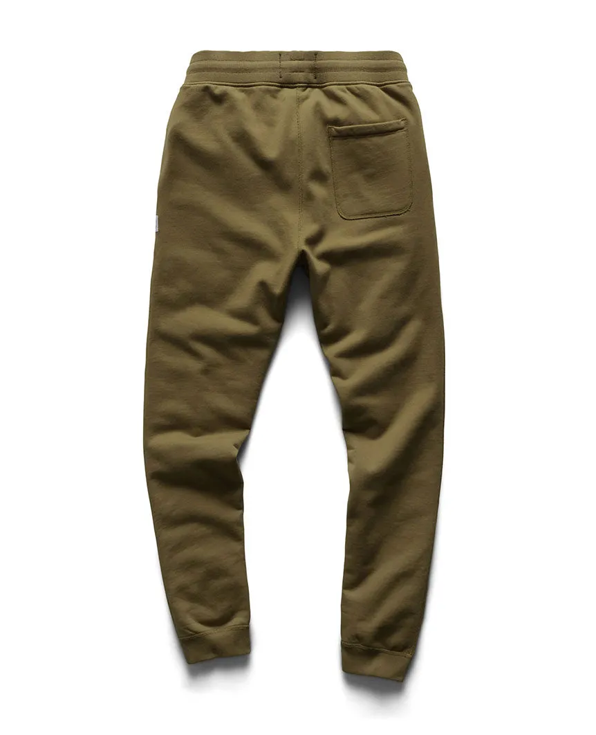 Midweight Terry Slim Sweatpant Moss