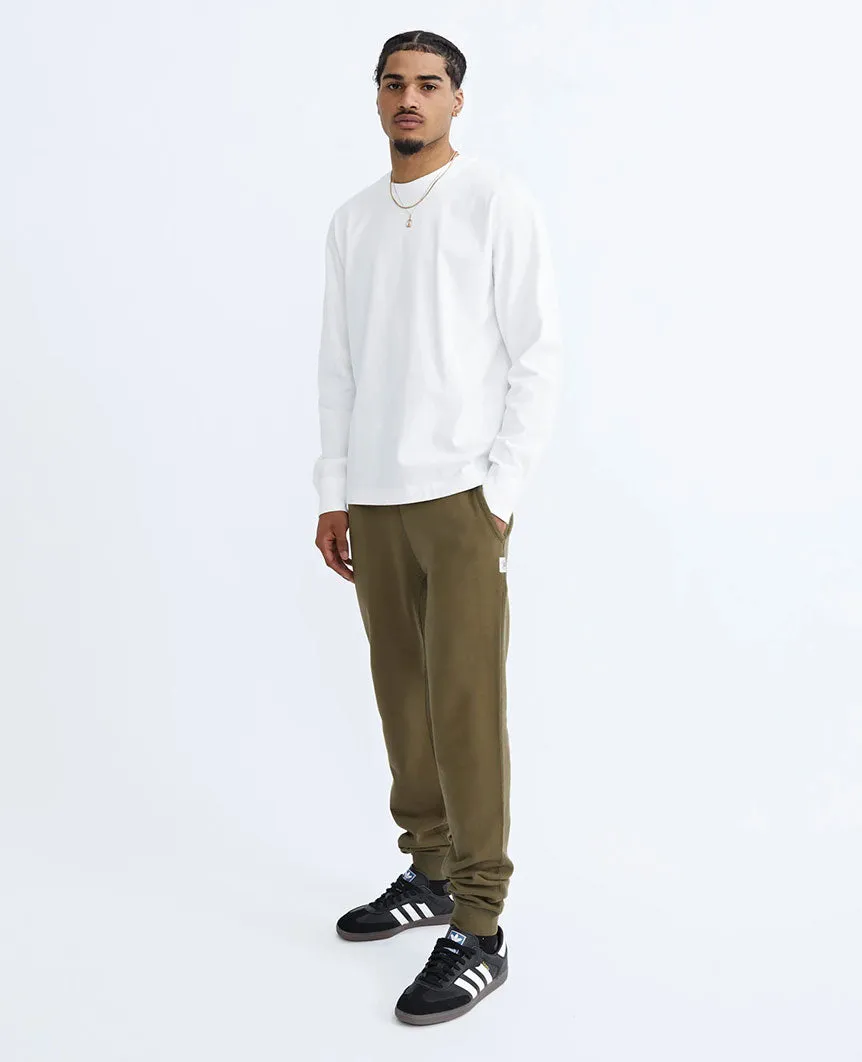 Midweight Terry Slim Sweatpant Moss