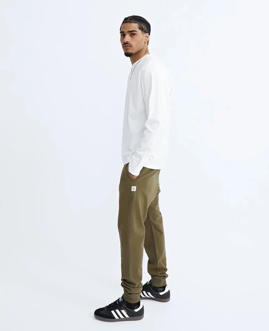 Midweight Terry Slim Sweatpant Moss