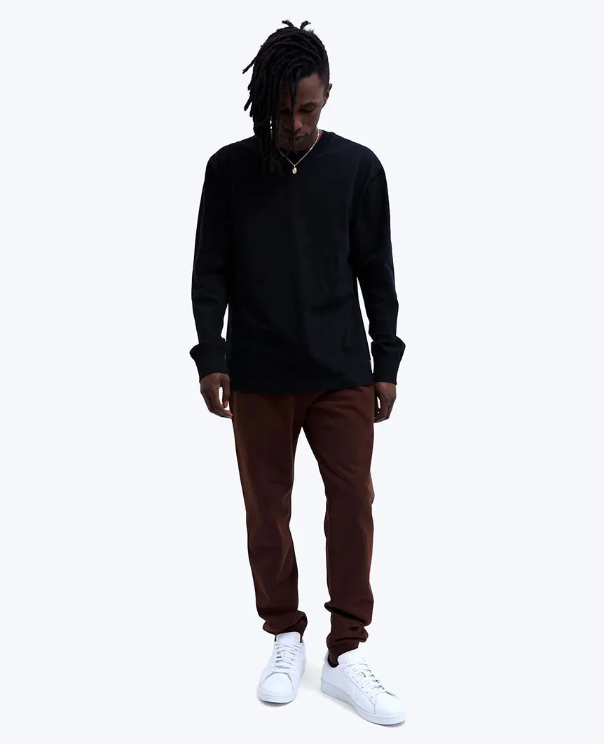 Midweight Terry Slim Sweatpants Earth