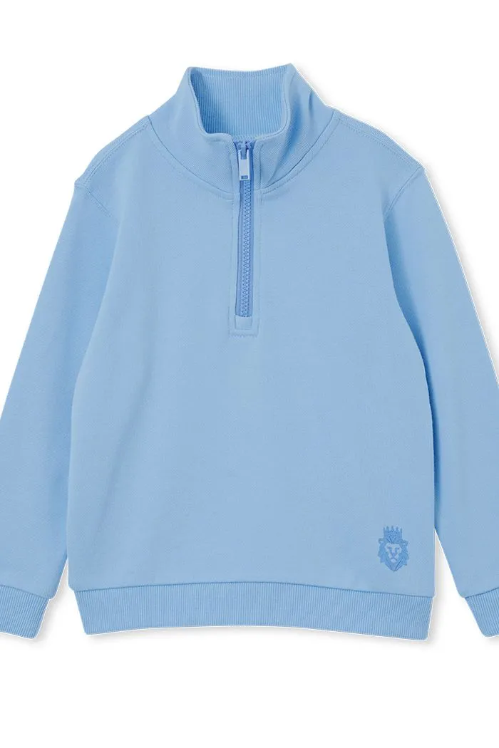 Milky | Bluebell Zip Jumper | Sizes 8-12