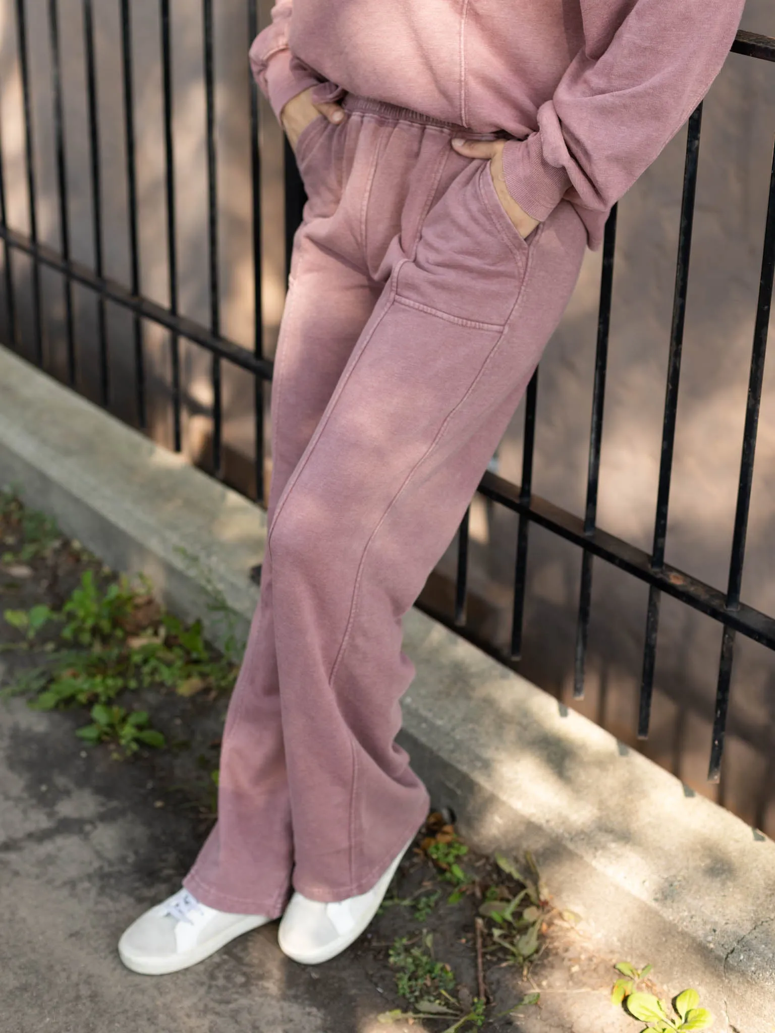 Mineral Wash Pork Chop Pocket Sweat