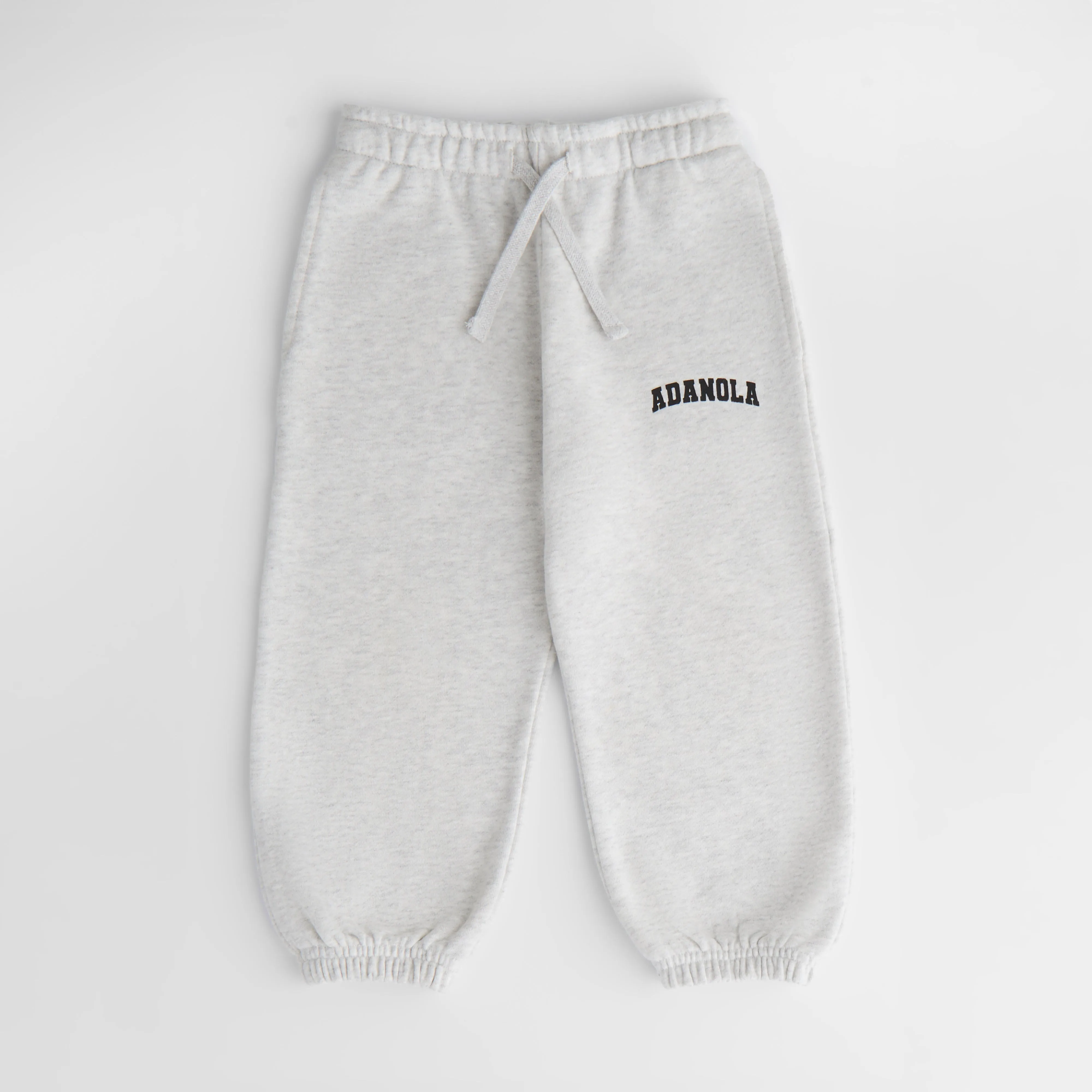 Mini Varsity Sweatpants - Light Grey Melange/Black