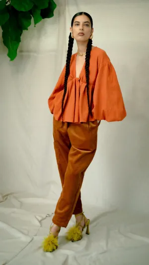 Miranda Pant in Cacoa Corduroy- Size Small SAMPLE